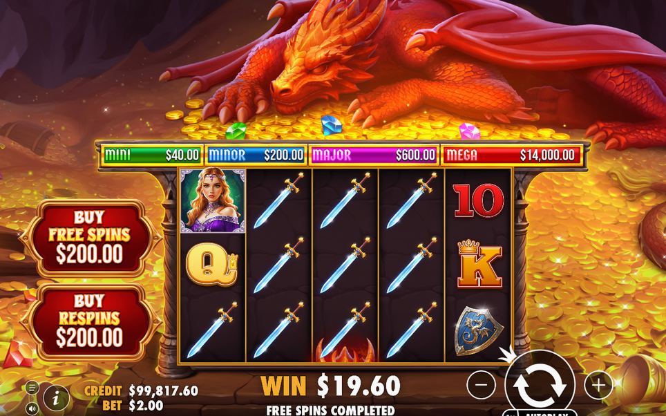 Win screen for matching symbols on an active payline
